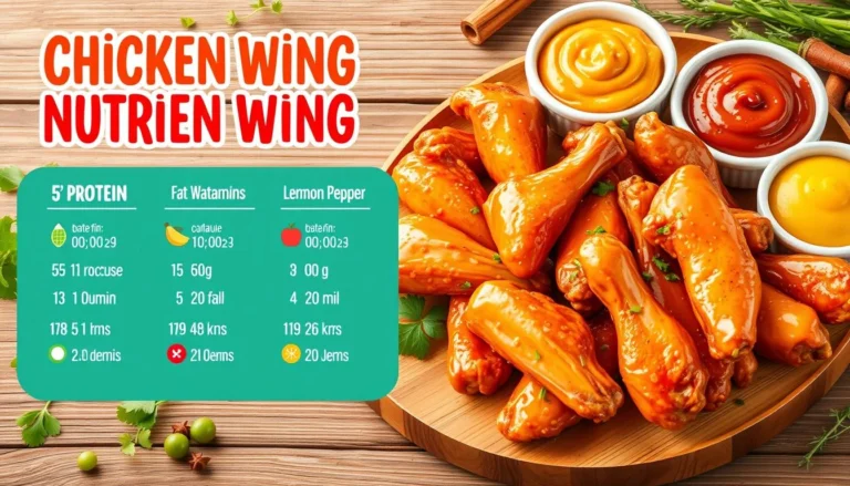 chicken wings nutrition