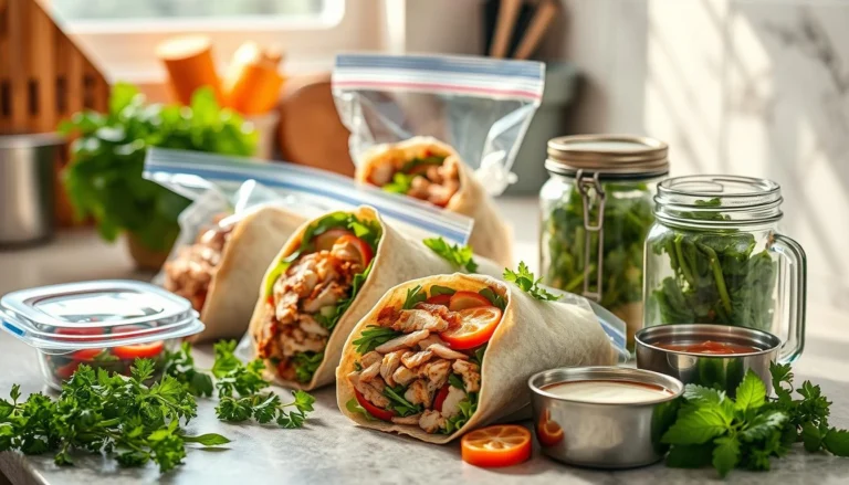 grilled chicken wrap